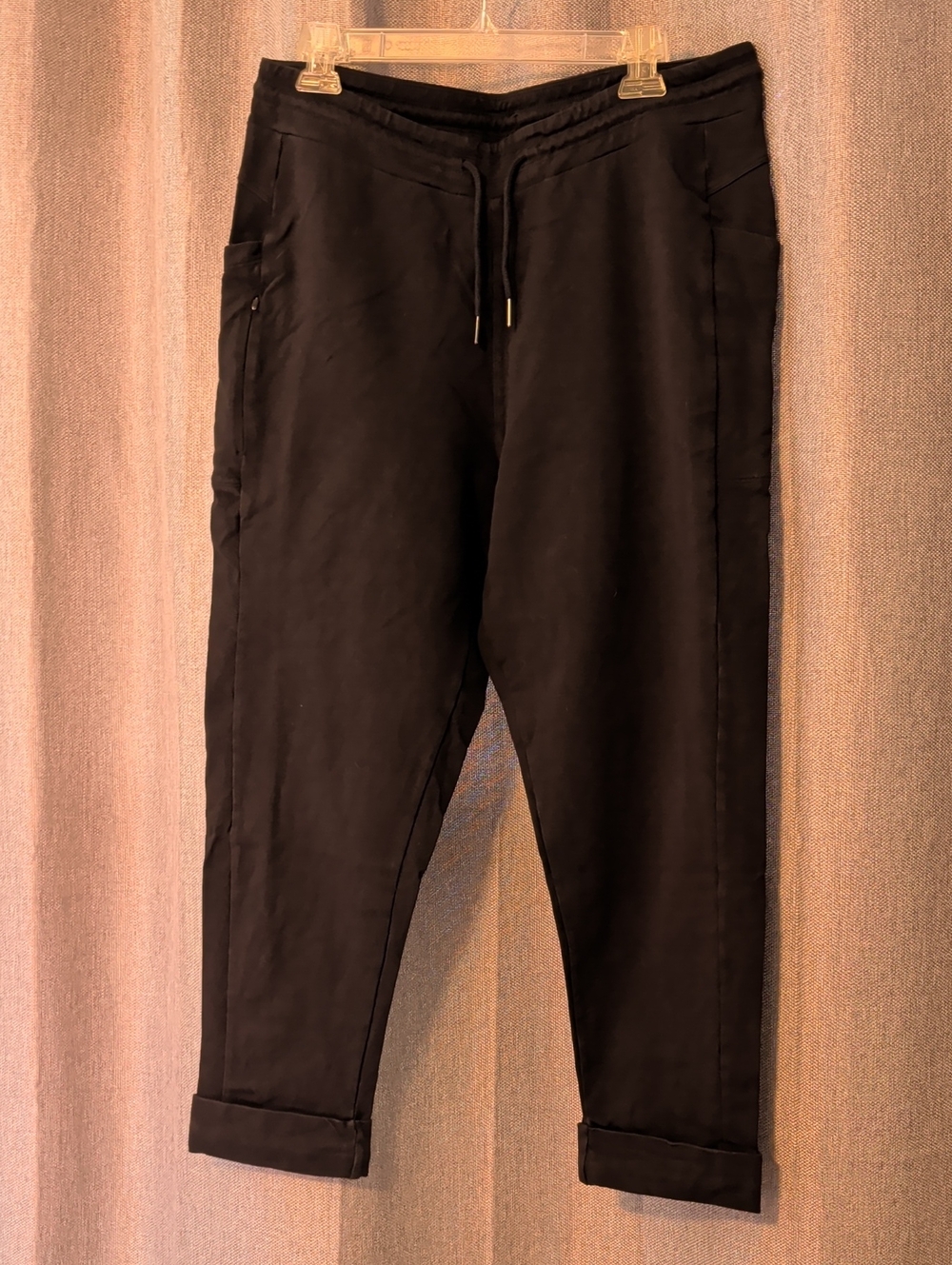 Women's Black Drawstring Casual Pants
